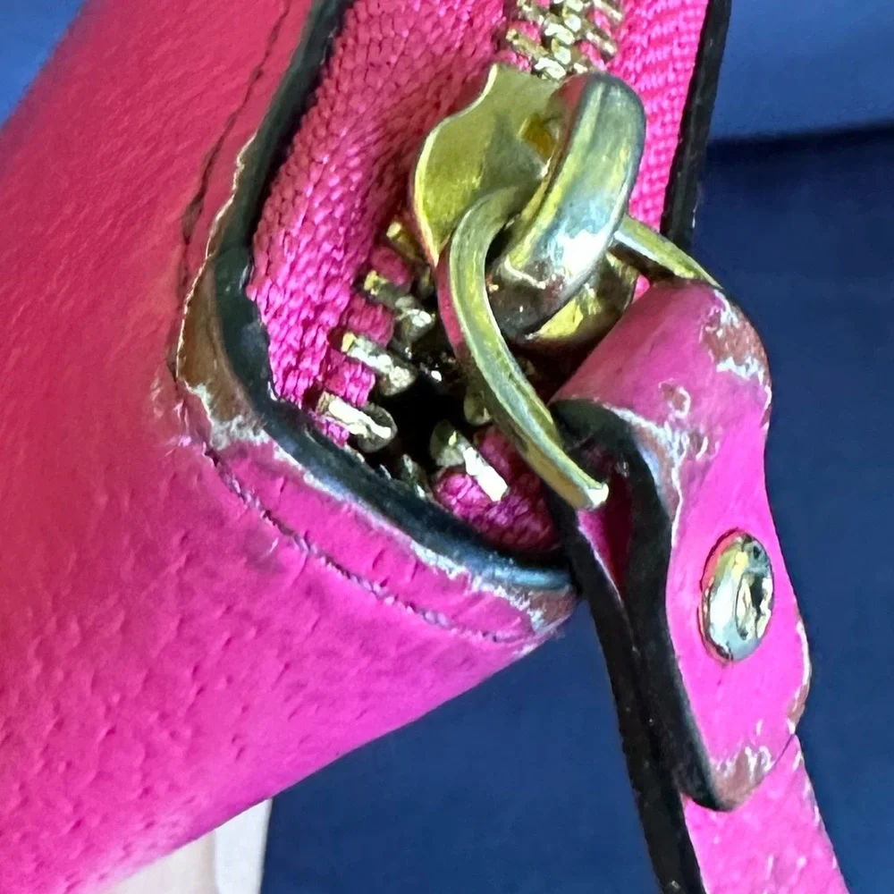 Kate Spade Fuchsia Zip-Around Wallet